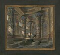 Image 120Set design for Act 4 of Aida, by Philippe Chaperon (restored by Adam Cuerden) (from Wikipedia:Featured pictures/Culture, entertainment, and lifestyle/Theatre)