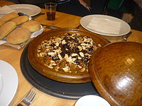 Tajine with almonds