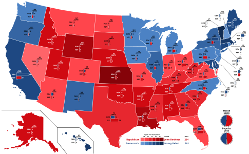 Popular vote by states