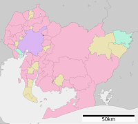 金蓮寺 (西尾市)の位置（愛知県内）