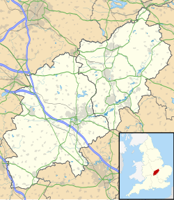 RAF Desborough is located in Northamptonshire