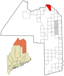 Location of Madawaska, Maine