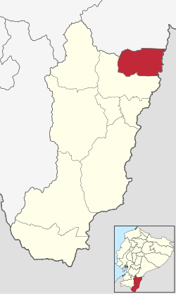 Cantons of Zamora Chinchipe Province