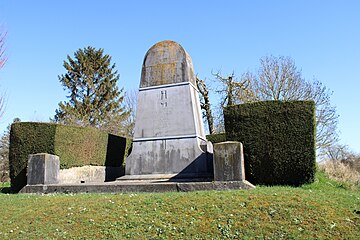 Monument hommage aux victimes des combats du 26 septembre 1916.