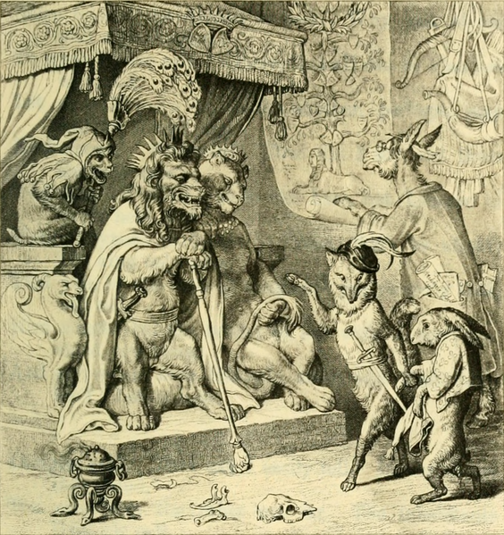 File:Then Reynard exclaimed Come, don't be afraid (The Works of J. W. von Goethe, Volume 10).png