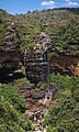 The Upper falls as viewed from the Overcliff / Undercliff Walk.