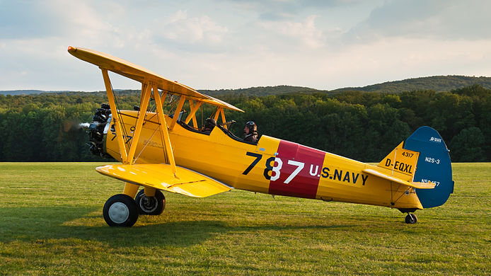     Boeing PT-17 Stearman (Kaydet) A75N1 (built in 1941).