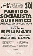 Partido Socialista Auténtico