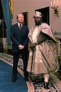 Jimmy Carter with Lt. Gen. Olusegun Obasanjo of Nigeria.jpg