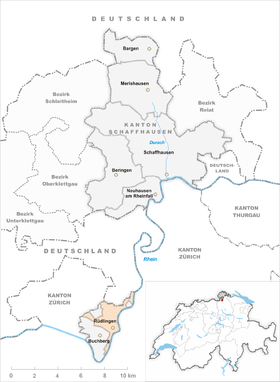 Karte von Rüdlingen