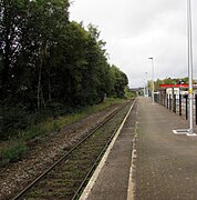 Ton Pentre railway station in October 2018 - geograph.org.uk - 6194342.jpg