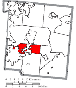 Location of Union Township in Warren County