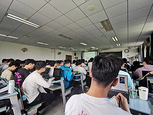 紫金港校区西教学楼教室