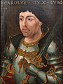 Charles le Téméraire, portrait anonyme, 1474, Musée des beaux-arts de Dijon.