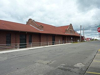 Chehalis railway station, Washington, 2011