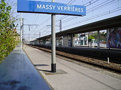 Gare de Massy-Verrières.