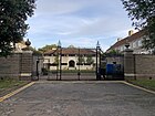 Gates to the University Library, Clare College Memorial Court