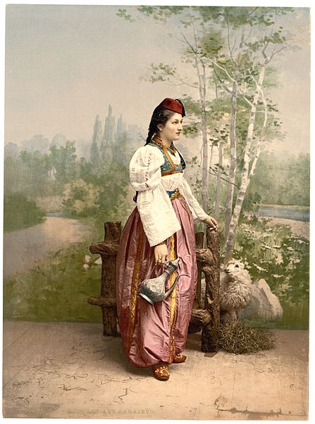 File:Girl of Sarajevo, Bosnia, Austro-Hungary-LCCN2002710703.jpg