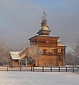 Kolomenskoe Museum-Reserve in Moscow. Wooden St. George Church.