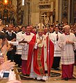 Benedetto XVI con la stessa ferula, usata dal 2005 al marzo 2008