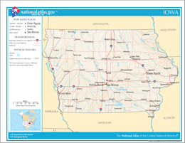 Iowa – Mappa