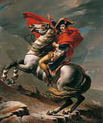 Napoleón cruzando los Alpes