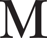 Logo of the National Merit Scholarship Program, composed of the National Merit Scholarship Corporation logo (top) and an "M" lettermark (bottom)