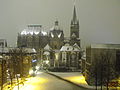 Cathedral and Katschhof in winter