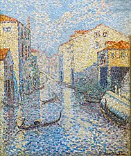 Un canal à Venise par Henri-Edmond Cross (1899).