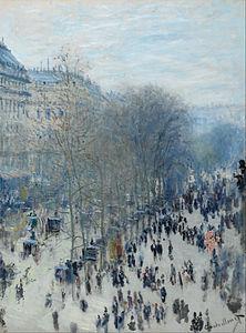 Claude Monet, Boulevard des Capucines, 1873.