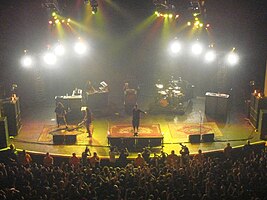 Deftones performing at the Brixton Academy in 2007