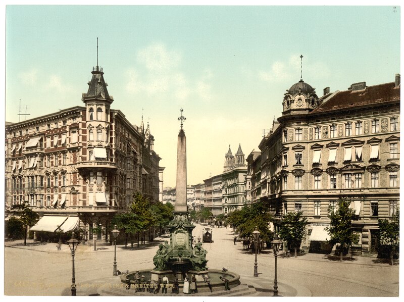 File:Fountain and Breiter Weg, Magdeburg, Germany, Saxony-Anhalt, Germany-LCCN2002720637.tiff