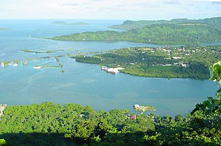 Blick auf den Ort Kolonia