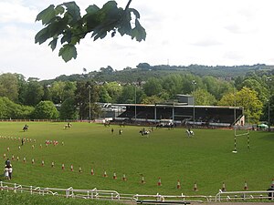 Pontypool rugbykenttä.