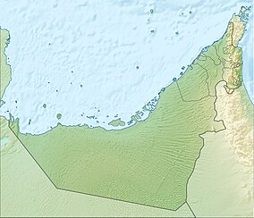 Map showing the location of Bu Tinah