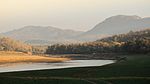 River, forest, and hills scenery