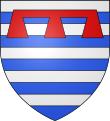 Blason des Lusignan, seigneurs d'Issoudun.