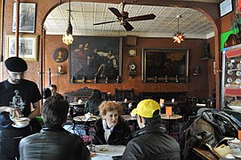 The Caffe Reggio on MacDougall Street, founded 1927