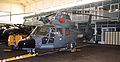 1998 : Un Dauphin SA-365F et des Alouette III de l'escadrille 23S au hangar à la BAN St Mandrier.