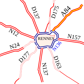 Carte de la route.