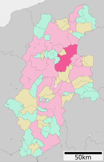 上田市位置図