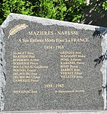 Monument aux morts