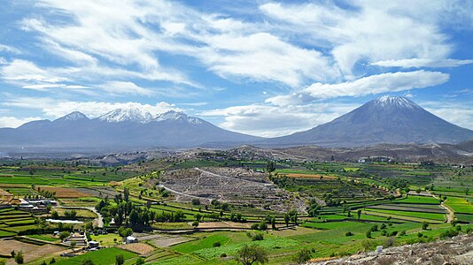 Chachani kaj El Misti, Peruo