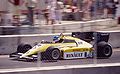 Derek Warwick in Renault RE50 1984 Dallas