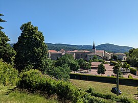 The view of the village from the oratory