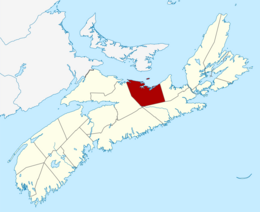 Contea di Pictou – Mappa