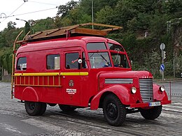 Montážní vůz trolejového vedení Dopravního podniku hl. m. Prahy