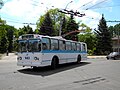 Trolleybus ZiU (Trolza)-682G00 - 143 at intersection of Stefan cel Mare str and 1 mai str