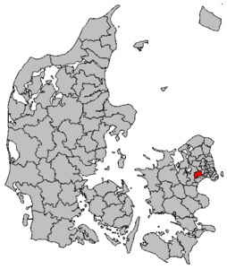 Høje-Taastrup – Localizzazione