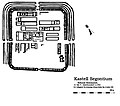 Kastell Segontium, Befunde des Steinkastells nach Collingwood 1930